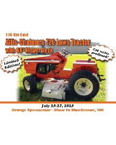 1/16 Allis Chalmers 720 GT with mower deck '25 Orange Spectacular Show