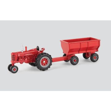 1/64 Farmall 400 NF w/Flarebox Wagon