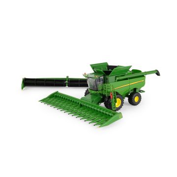 1/64 John Deere Combine S680  with 2 heads Prestige Series