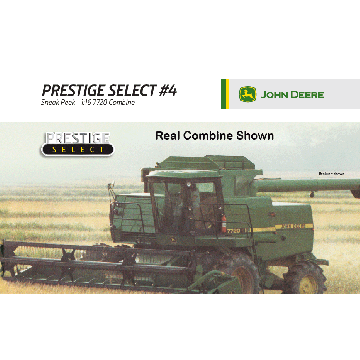 1/16 John Deere Combine 7720 Prestige Slect Series Set of 2