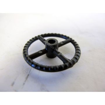 Part 1/16 Steering Wheel Plastic Black 1 1/8 inch