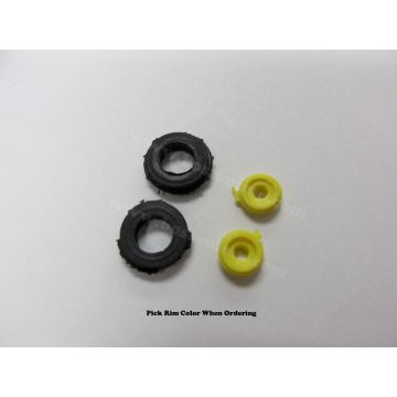 1/64 Tire & rim 7.50-16 pair